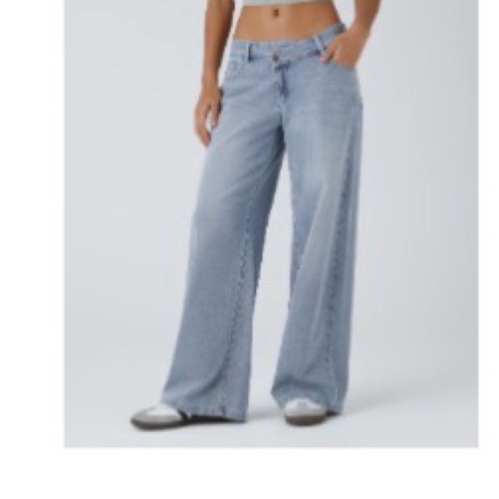HALARA Sky Blue Flare Jeans